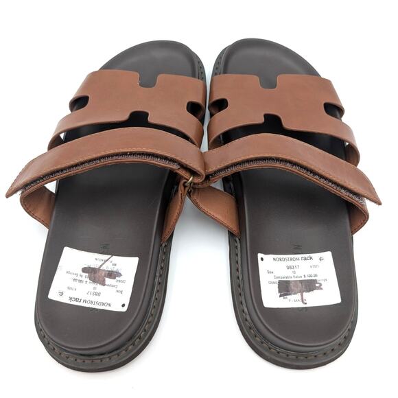 Steve Madden Maiven Casual Slide Sandal Open Toe Men's Brown Size US10M EU43 - Picture 7 of 12